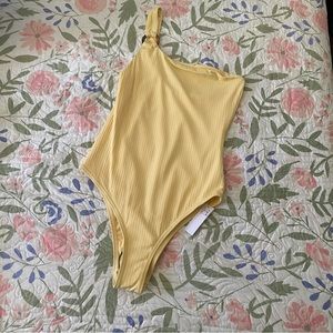 NWT Top Shop One Shoulder One Piece